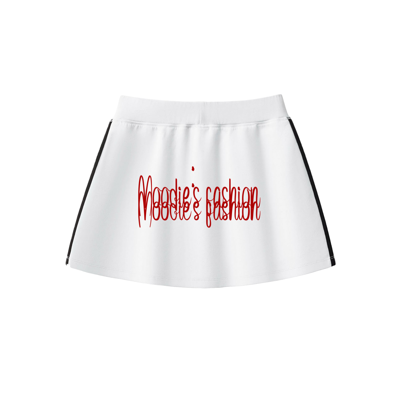 Woman wearing SM Short Skirt
