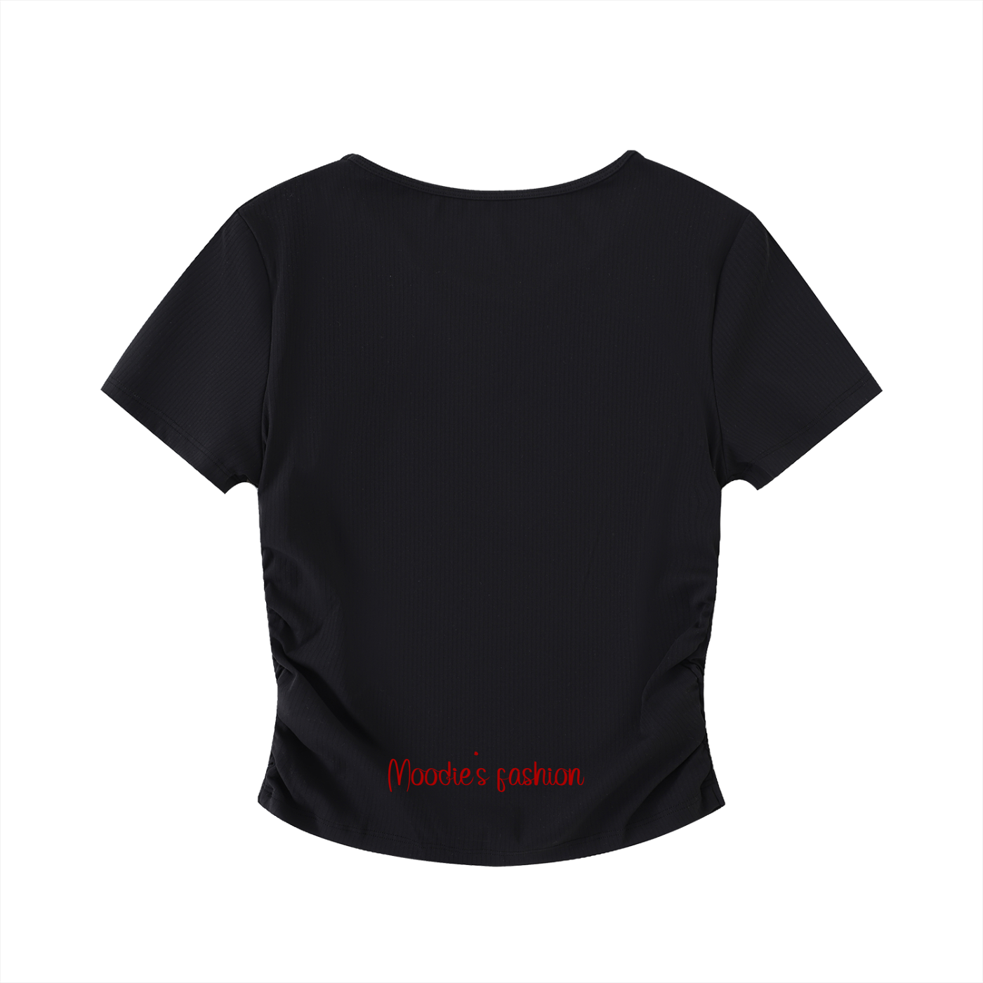 Woman wearing SM Bodycon Crop Top