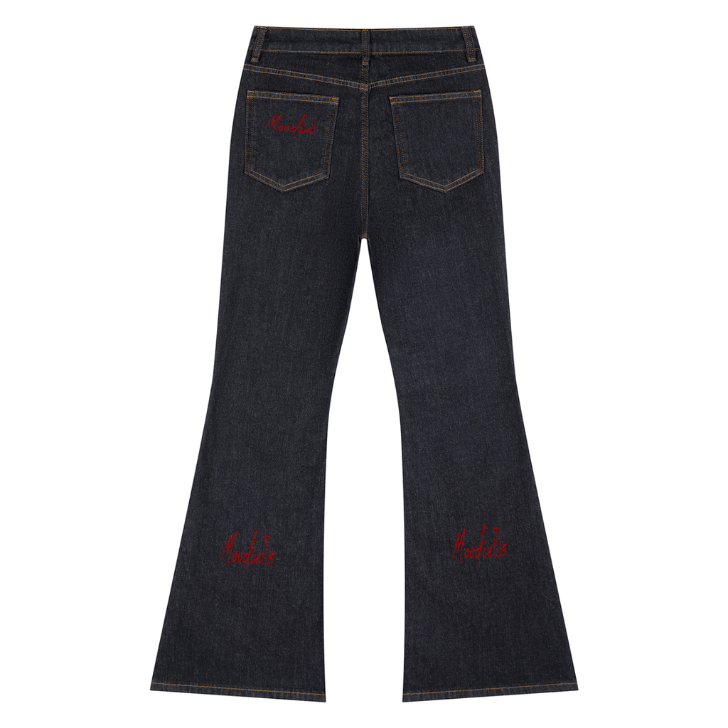 Woman wearing SM High-Rise Flared Jeans