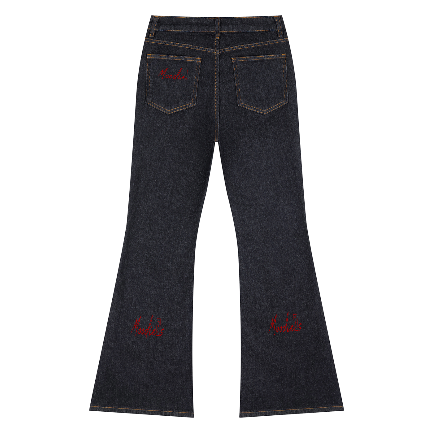 Woman wearing SM High-Rise Flared Jeans