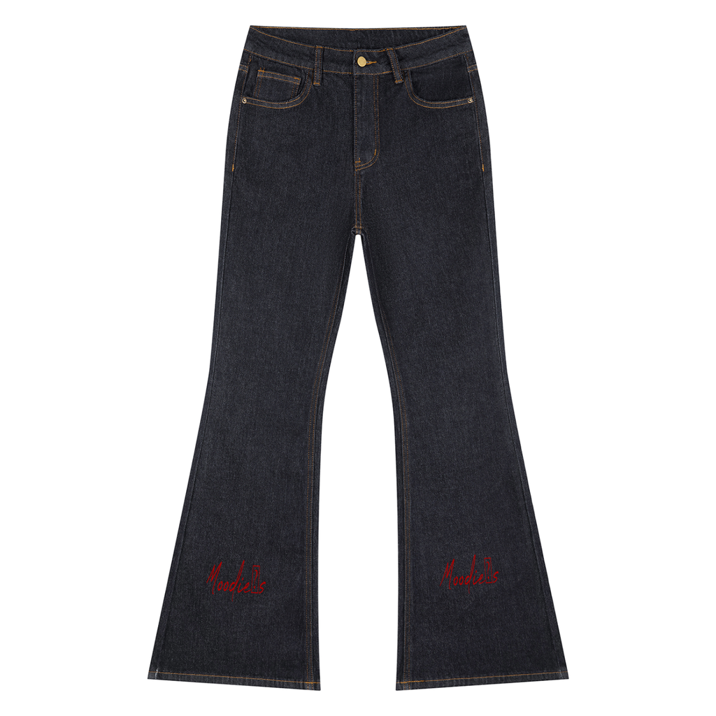 Woman wearing SM High-Rise Flared Jeans