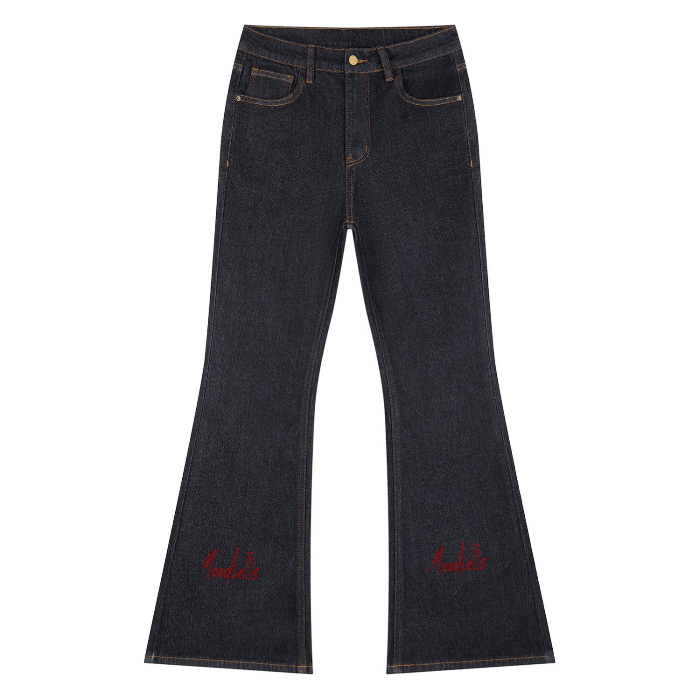 Woman wearing SM High-Rise Flared Jeans