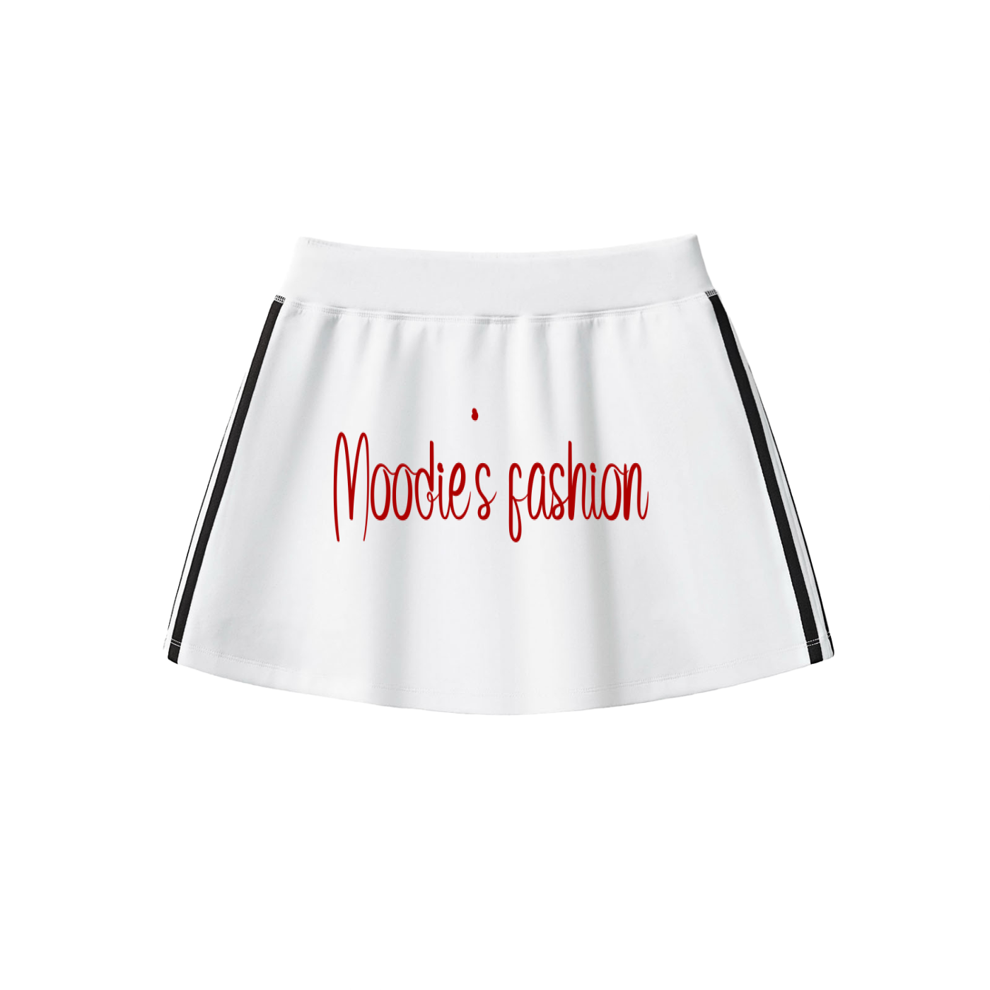 Woman wearing SM Short Skirt